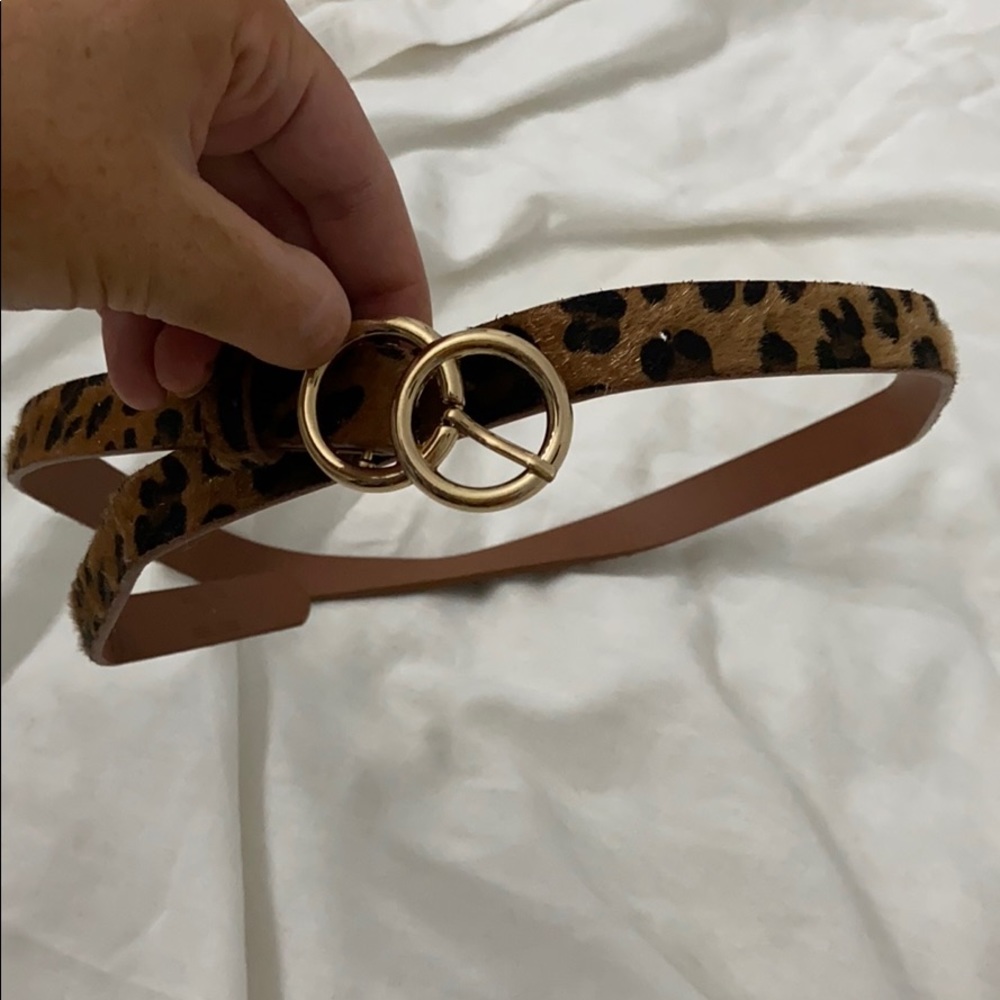 cheetah print belt